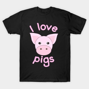 I Love Pigs T-Shirt